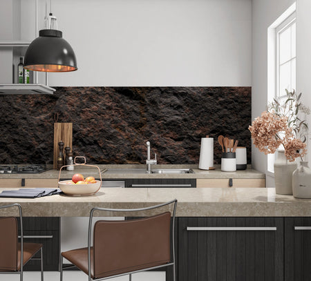 Küchenrückwand Steinoptik