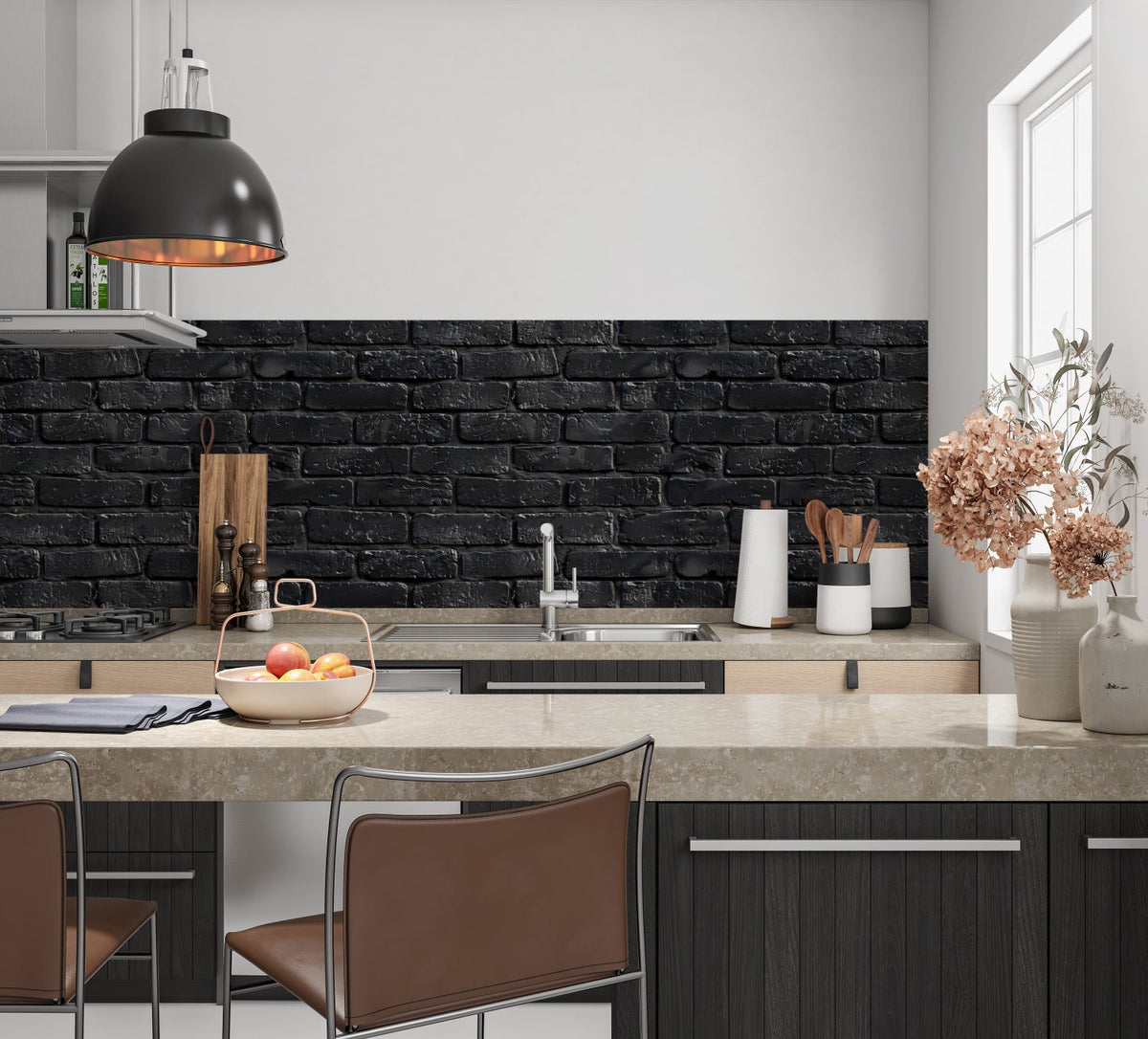 Küchenrückwand Steinoptik