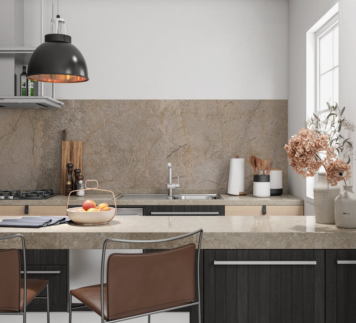 Küchenrückwand Steinoptik