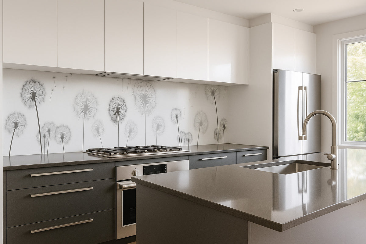 Küchenrückwand Pusteblume