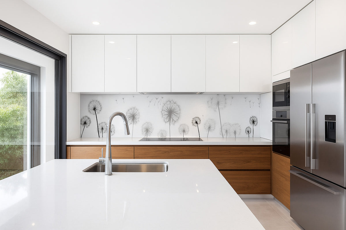 Küchenrückwand Pusteblume