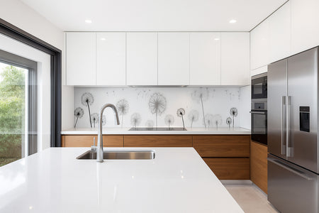 Küchenrückwand Pusteblume