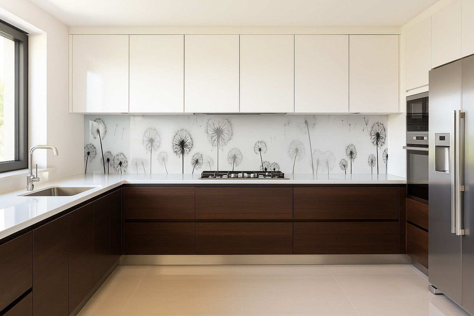 Küchenrückwand Pusteblume