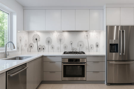 Küchenrückwand Pusteblume