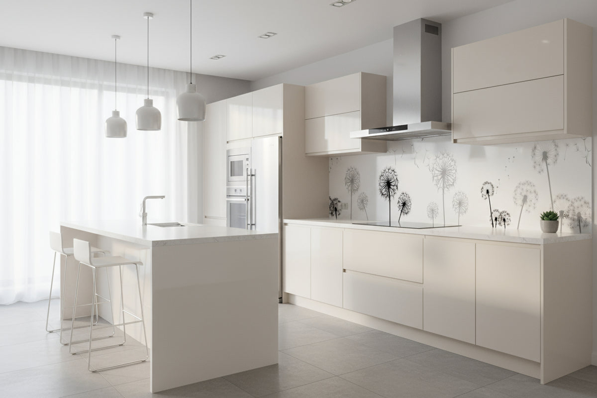 Küchenrückwand Pusteblume