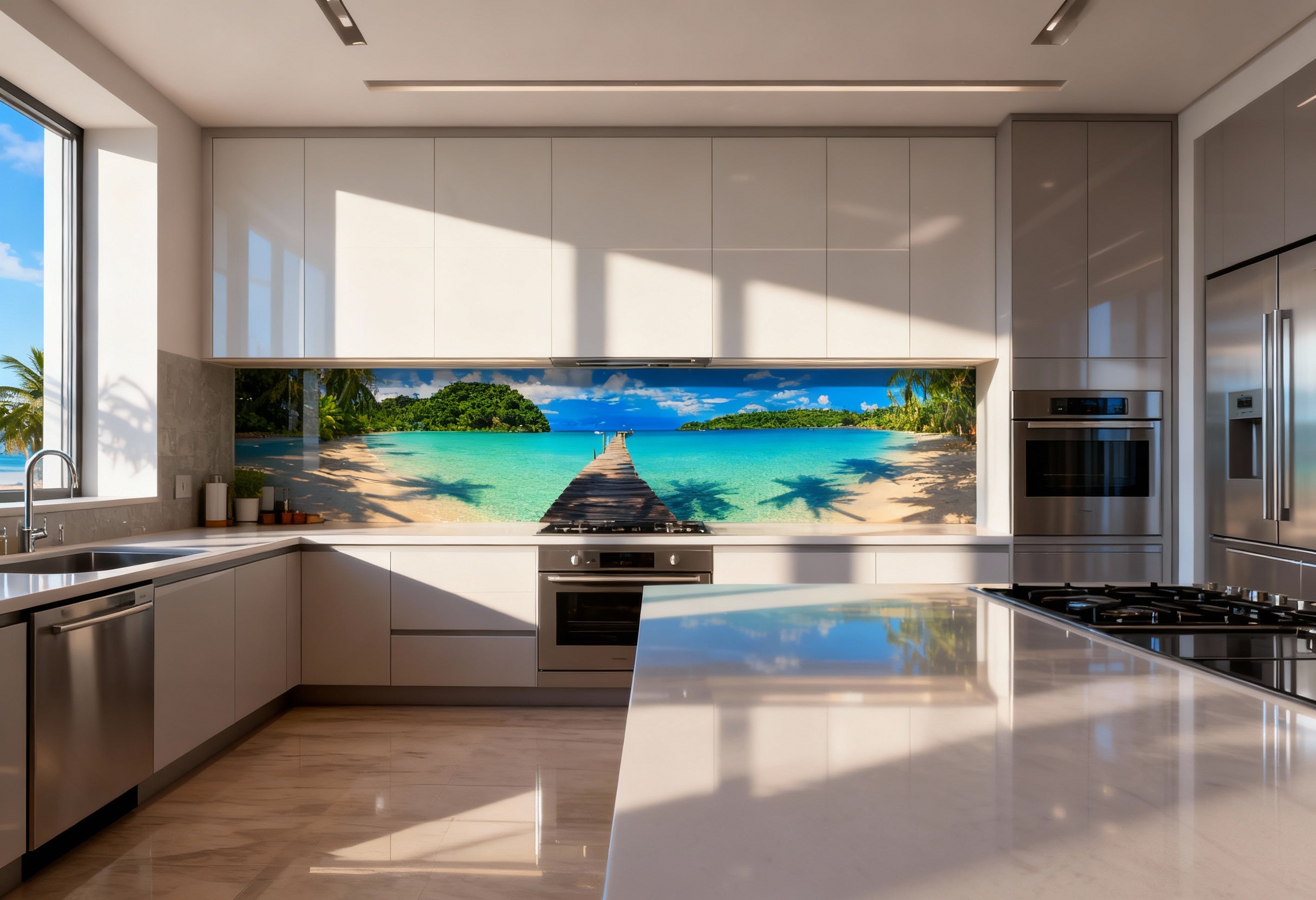 Küchenrückwand Strand & Meer