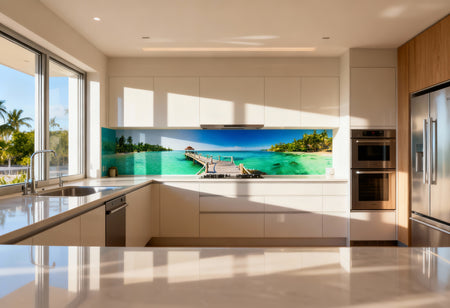 Küchenrückwand Strand & Meer