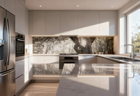 Küchenrückwand Wald