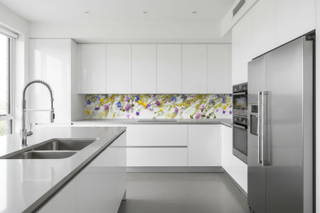 Küchenrückwand Wiesenblumen