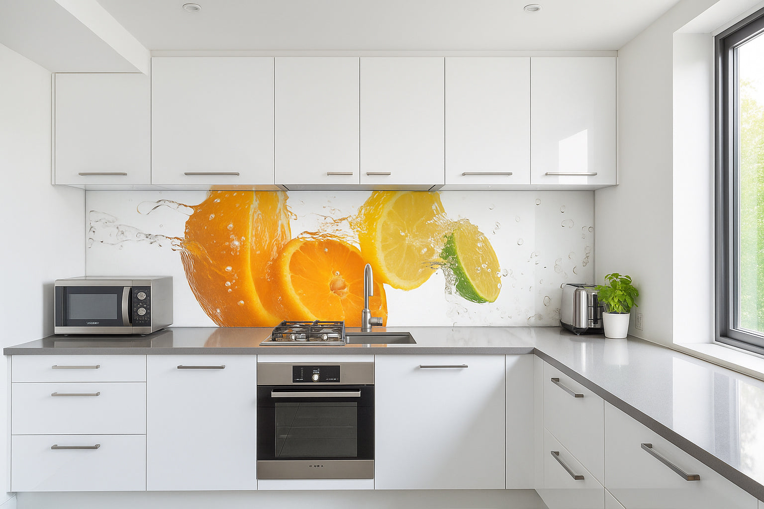 Küchenrückwand Zitrone & Orange