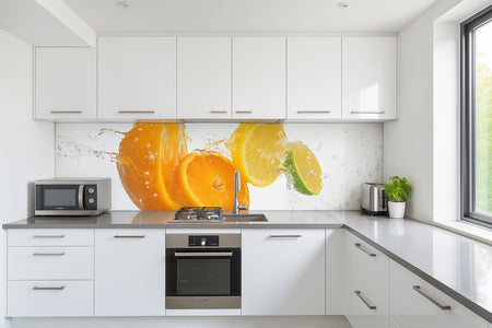 Küchenrückwand Zitrone & Orange