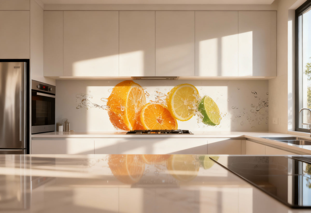Küchenrückwand Zitrone & Orange