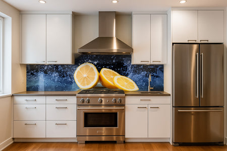 Küchenrückwand Zitrone Splash