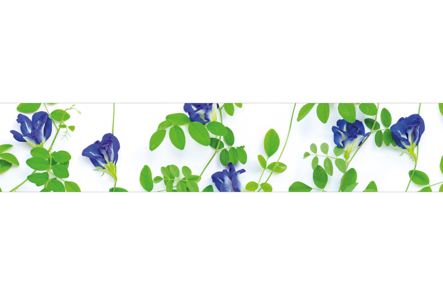 Design Küchenrückwand mit Blütenmotiv