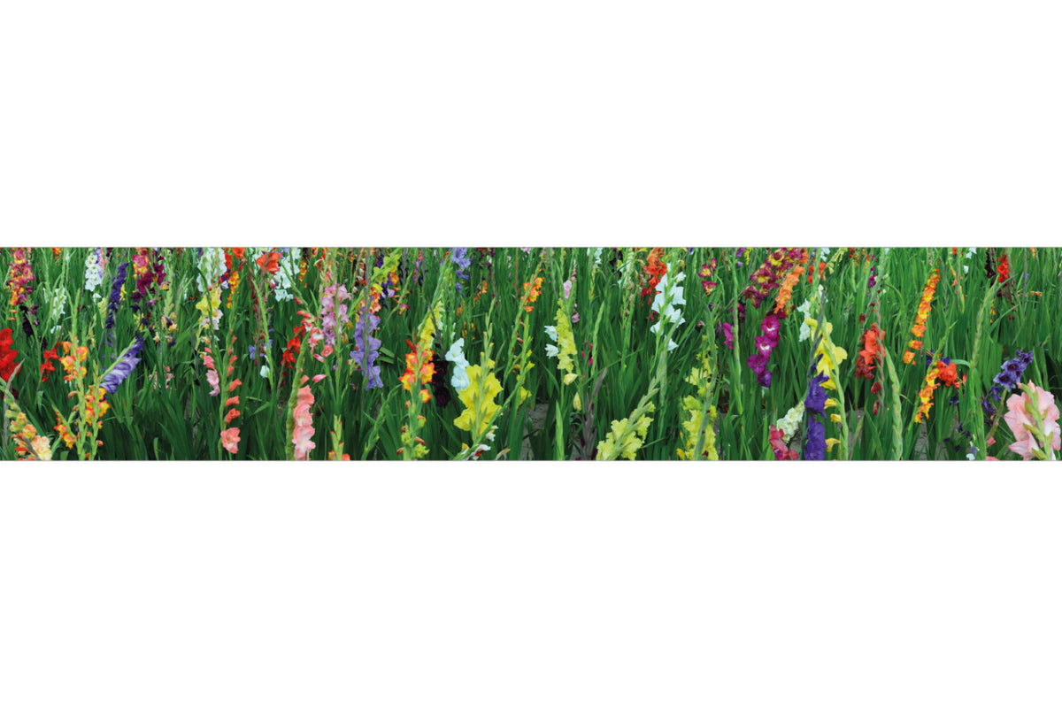 Küchenrückwand Bunte Blumen