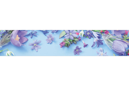 Küchenrückwand Zarte Blüten