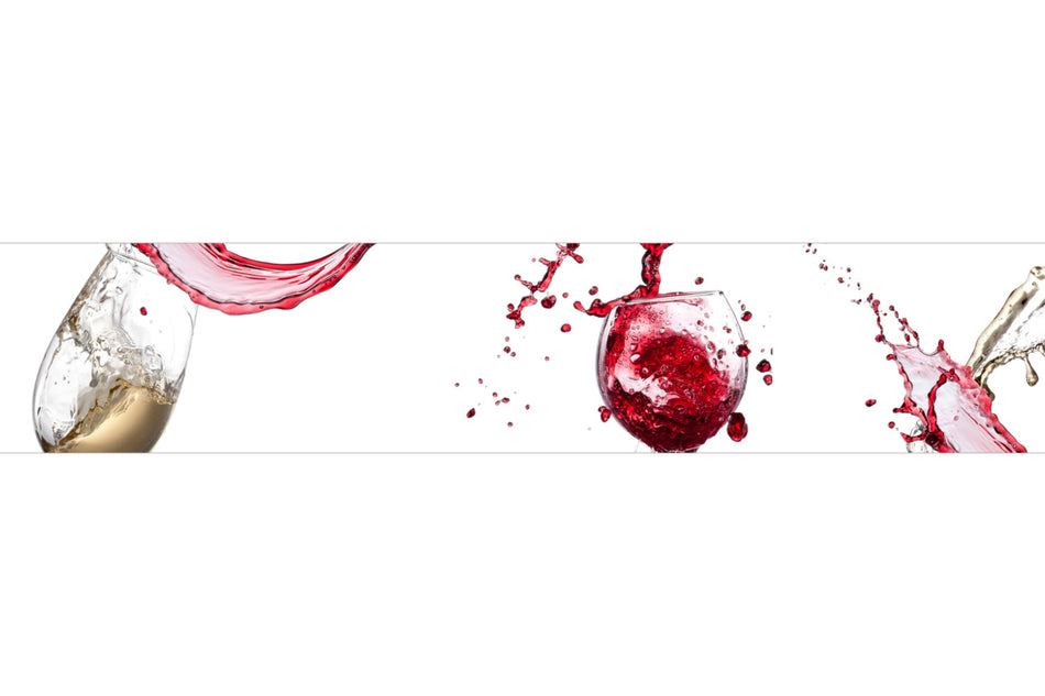 Küchenrückwand Wein Splash