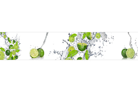 Küchenrückwand Limetten Splash