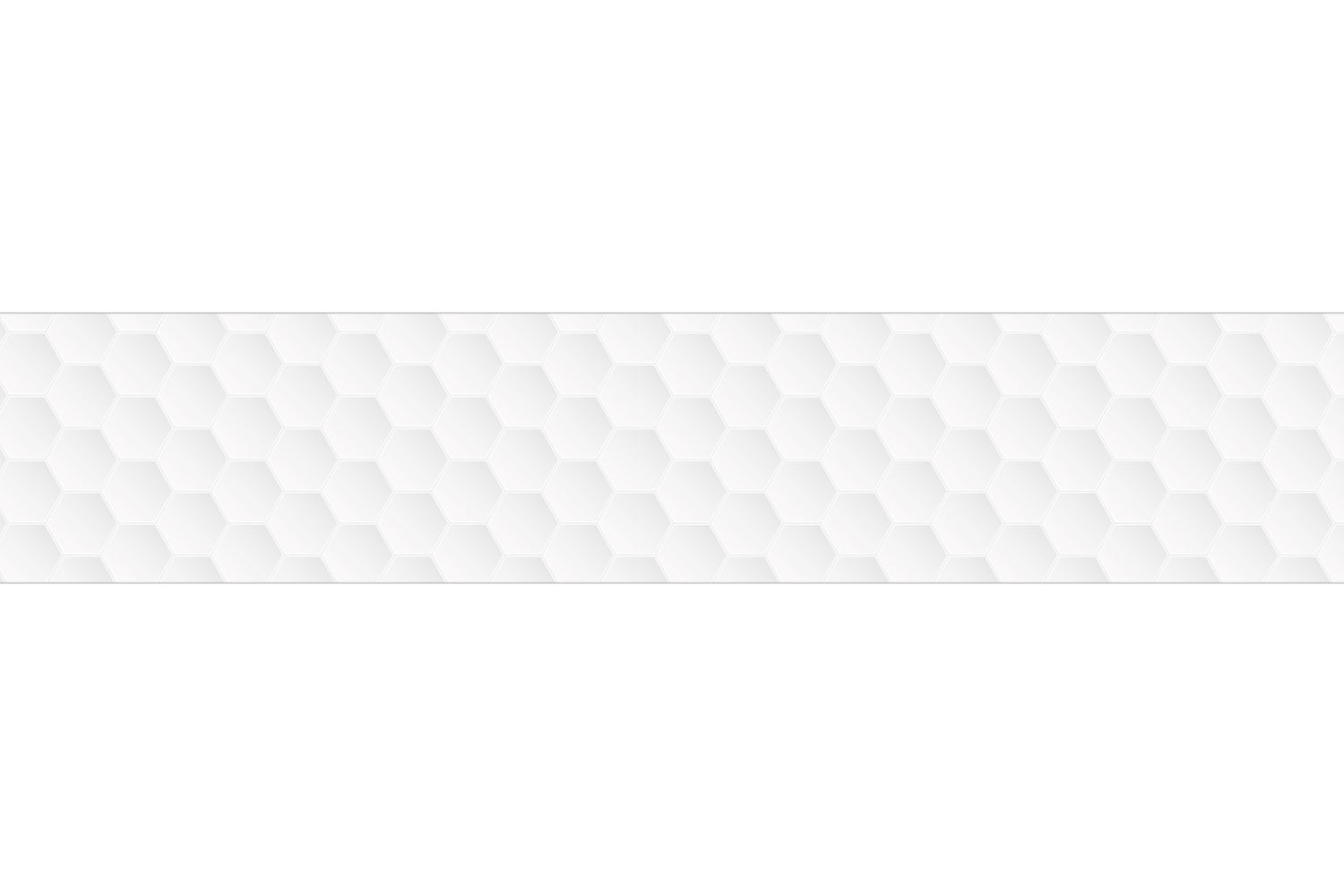 Küchenrückwand Weiße Hexagon Fliesen