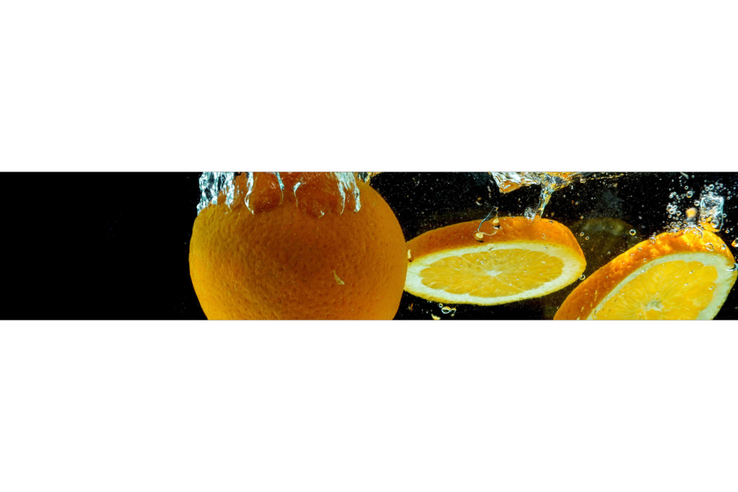 Küchenrückwand Orange Splash