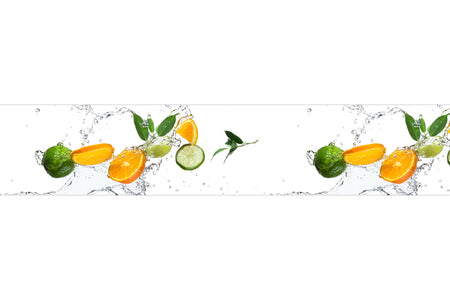 Küchenrückwand Zitrus Splash