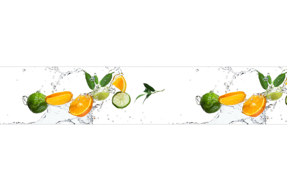 Küchenrückwand Zitrus Splash