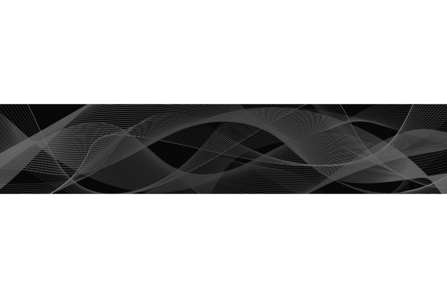 Küchenrückwand mit grauen Linien