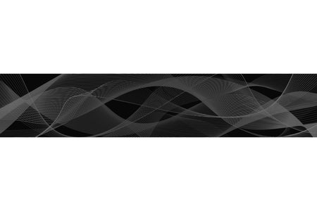 Küchenrückwand mit grauen Linien