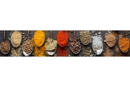 Küchenrückwand Kräuter & Gewürze