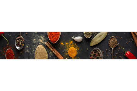 Küchenrückwand Bunte Gewürze