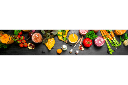 Küchenrückwand Gemüse & Smoothies