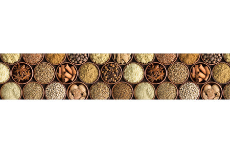 Küchenrückwand Gewürzschalen Design