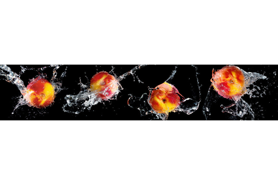 Küchenrückwand Pfirsich Splash