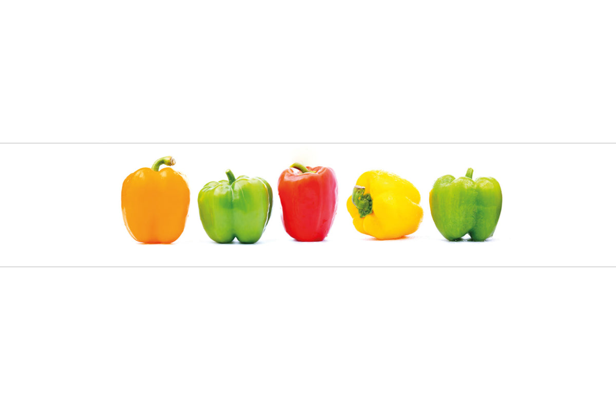 Küchenrückwand Bunte Paprika