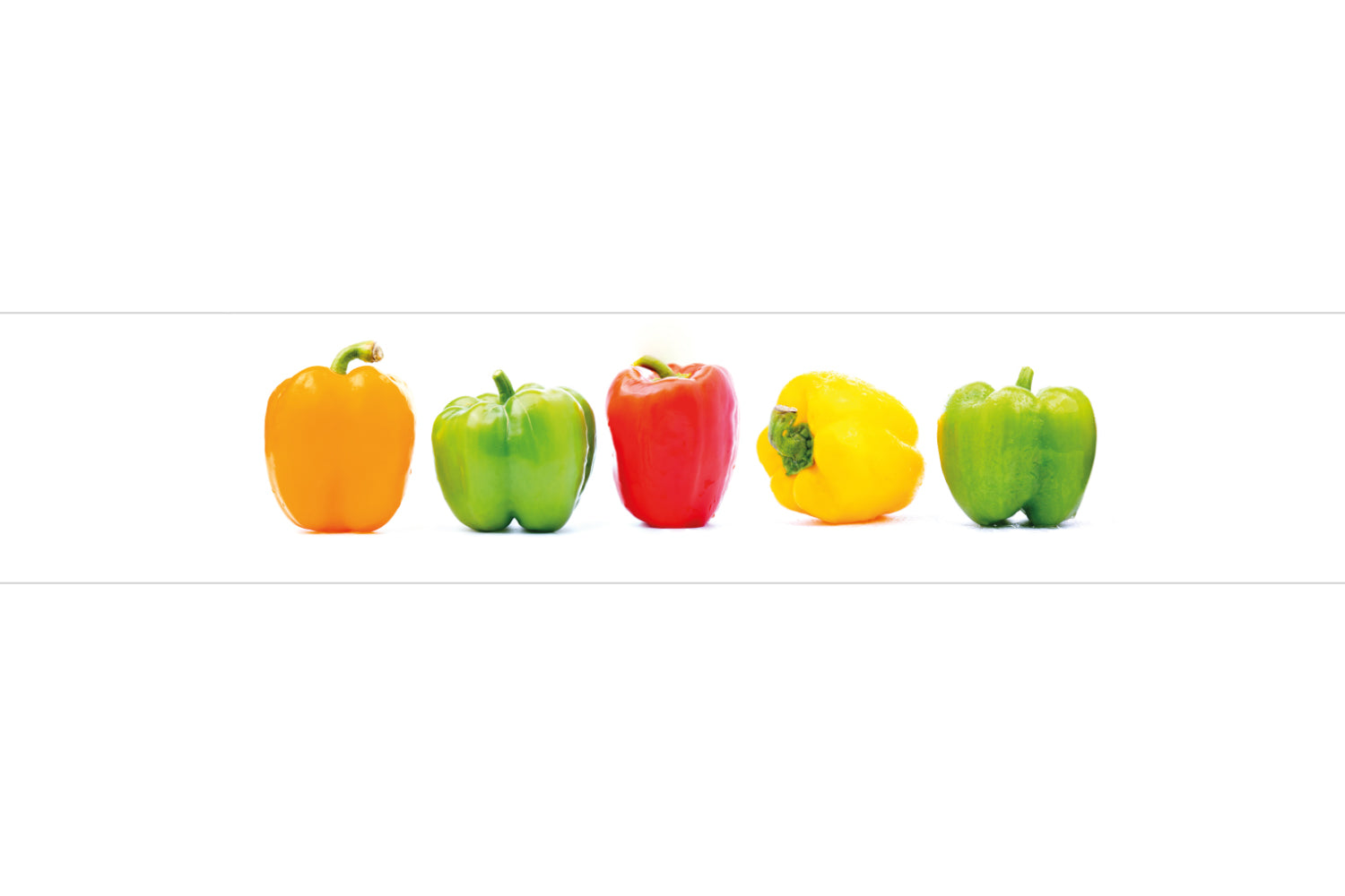 Küchenrückwand Bunte Paprika