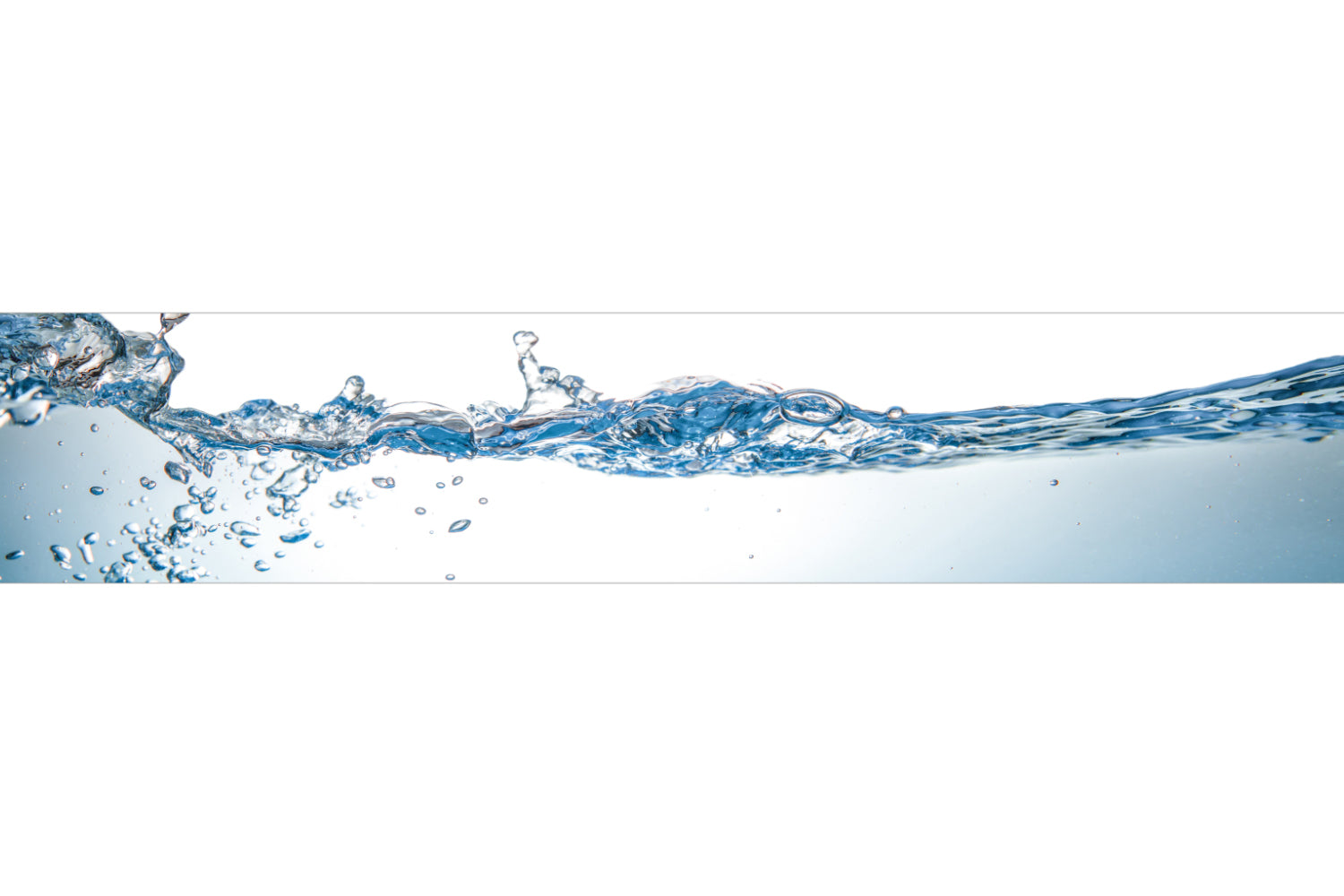 Küchenrückwand Wasser Welle