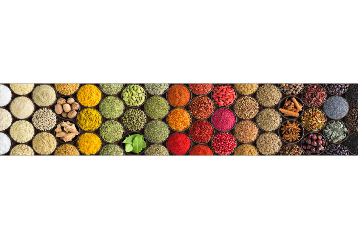 Küchenrückwand Exotische Gewürzmischung