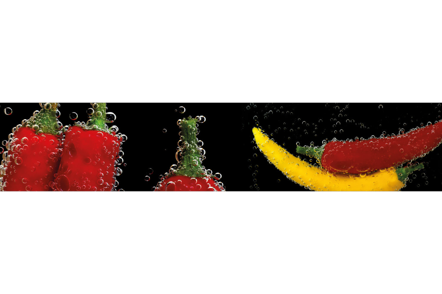 Küchenrückwand Rote & Gelbe Chili