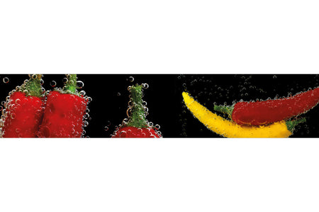 Küchenrückwand Rote & Gelbe Chili