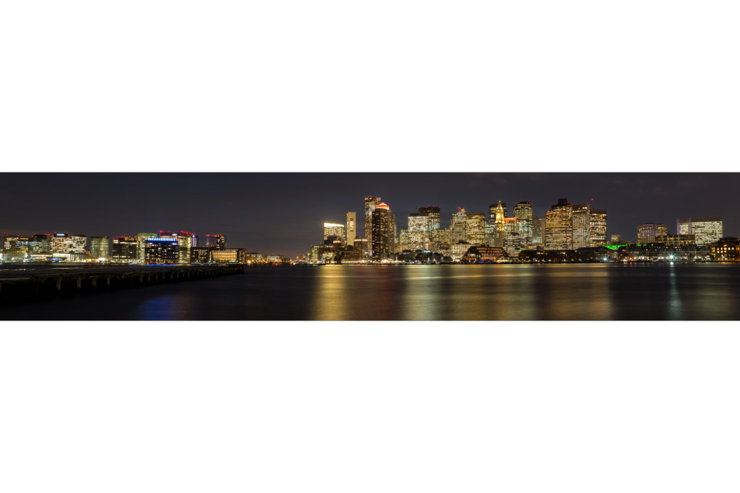 Küchenrückwand Stadtpanorama am Wasser