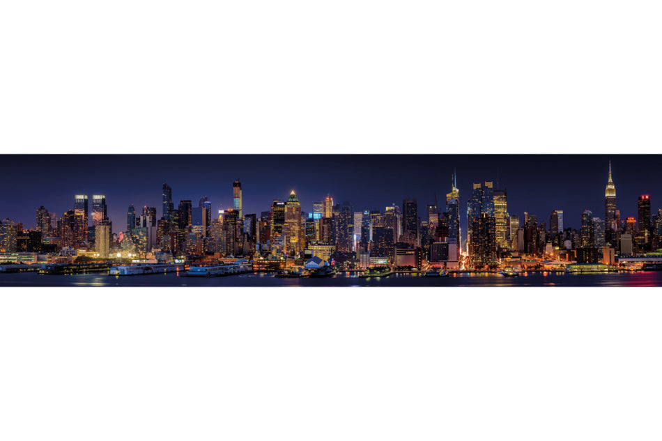 Küchenrückwand Metropole bei Nacht