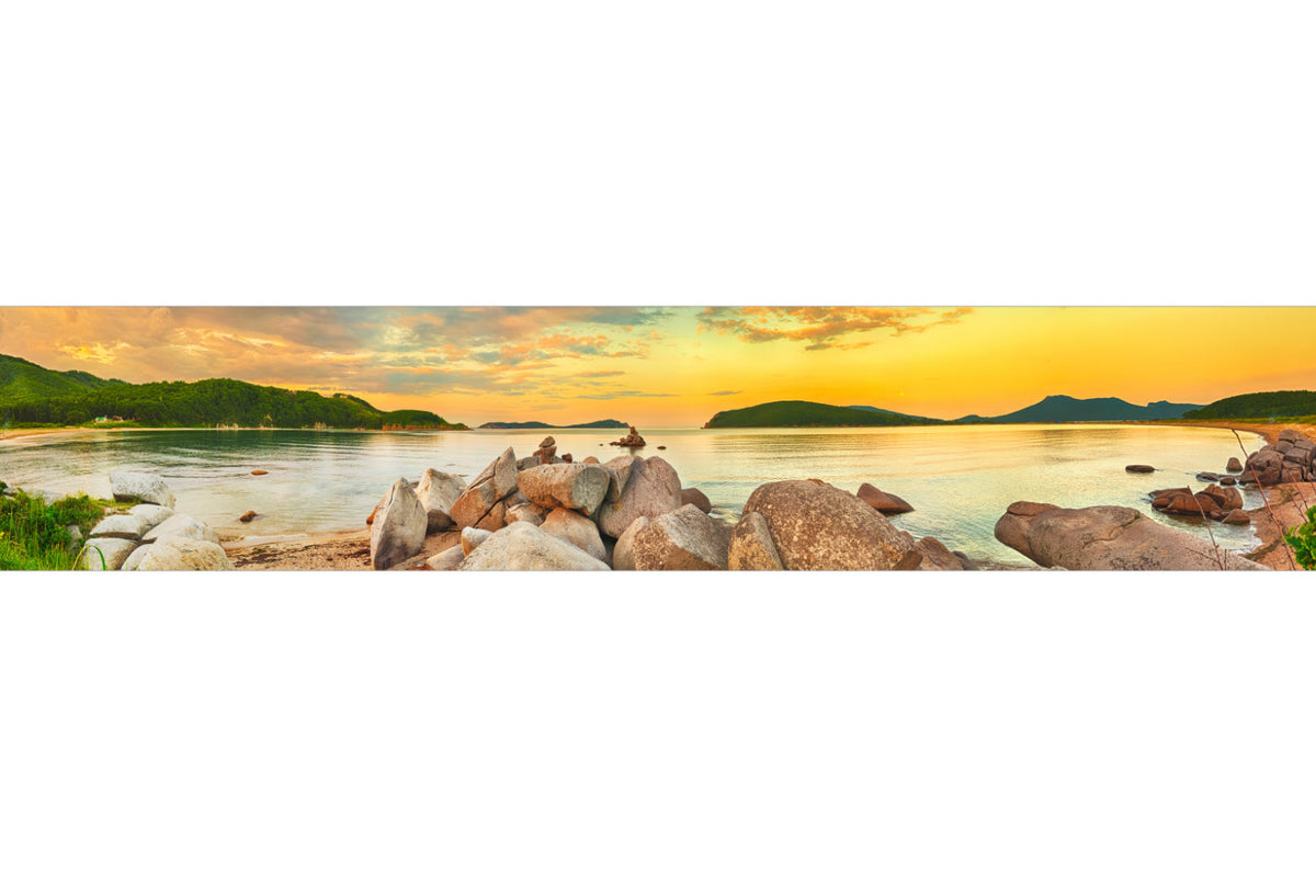 Küchenrückwand Sonnenuntergang am Meer