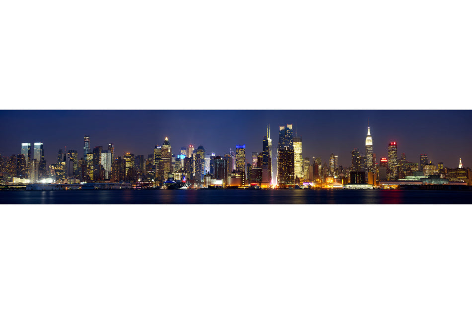 Küchenrückwand Stadtlichter am Wasser