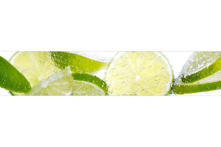 Küchenrückwand Spritzige Limetten