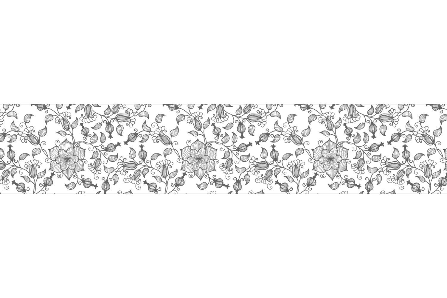 Küchenrückwand Florales Ornament