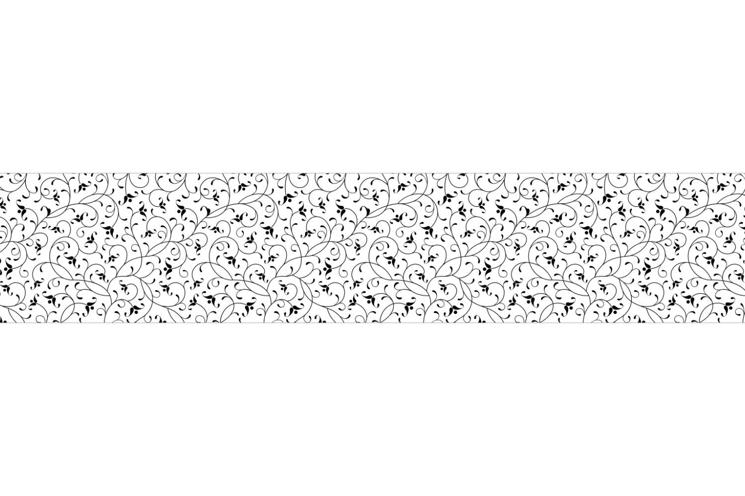 Küchenrückwand Schwarz Weiß Ornament