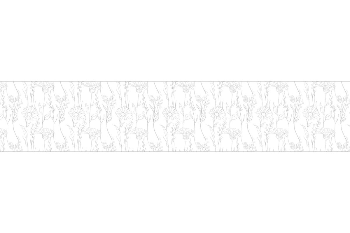 Küchenrückwand Zartes Blumenmuster