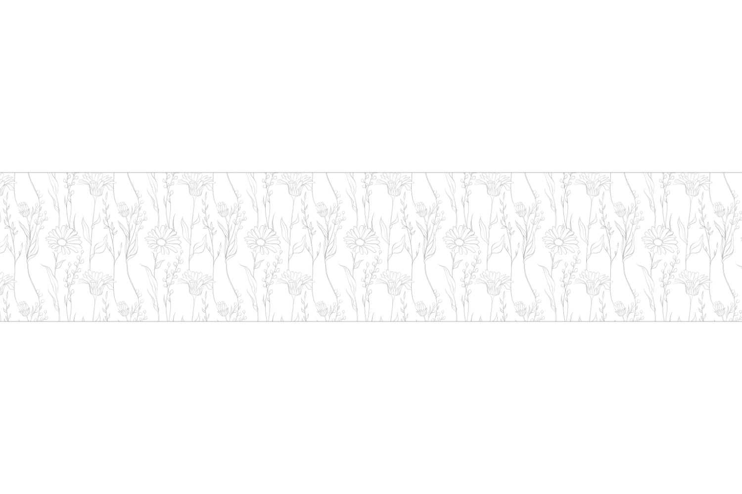 Küchenrückwand Zartes Blumenmuster