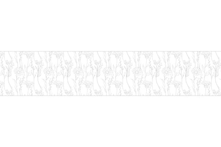 Küchenrückwand Zartes Blumenmuster