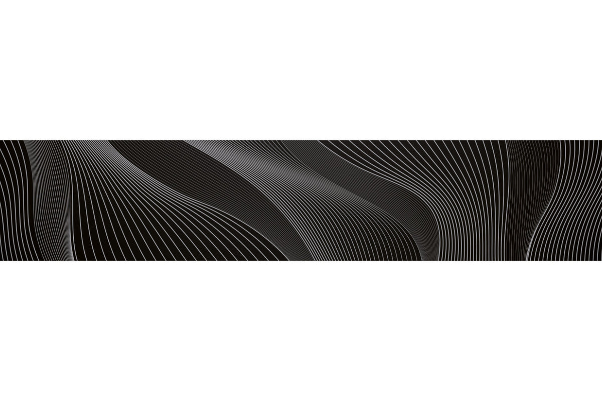 Küchenrückwand Schwarz Weiß Linien